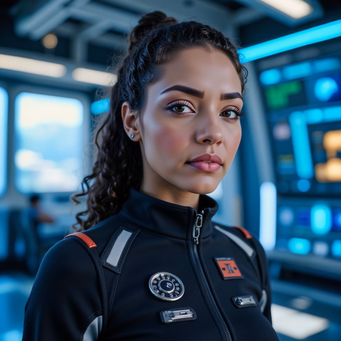 Photo session: space station